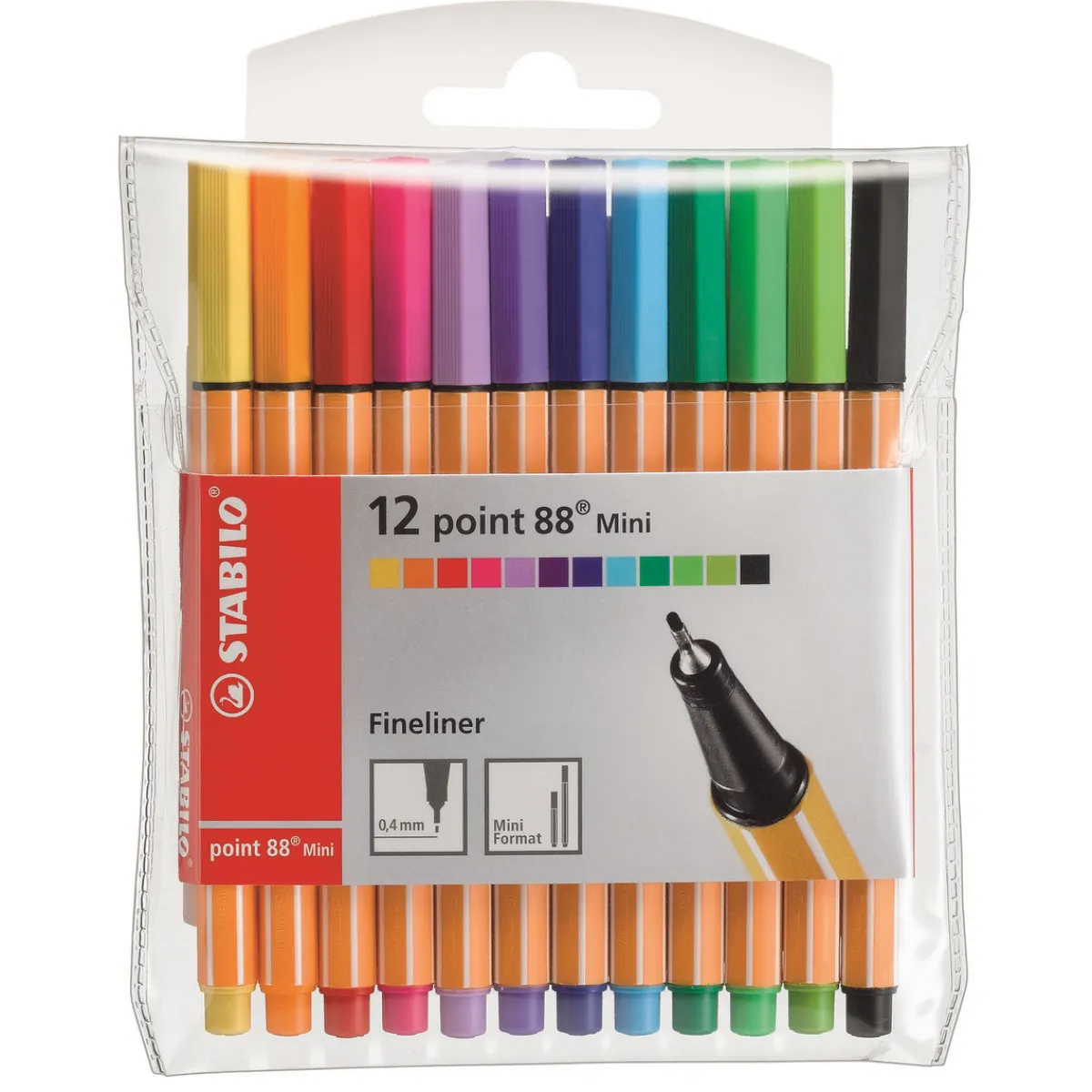 Stabilo Point 88 Mini set 12p | Tuschpennor & Markers