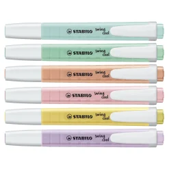 Stabilo Swing Cool 6p pastell | Överstrykningspennor