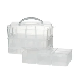 Panduro Hobby Stapelbar stor förvaring x 3 | Plastlådor & Burkar