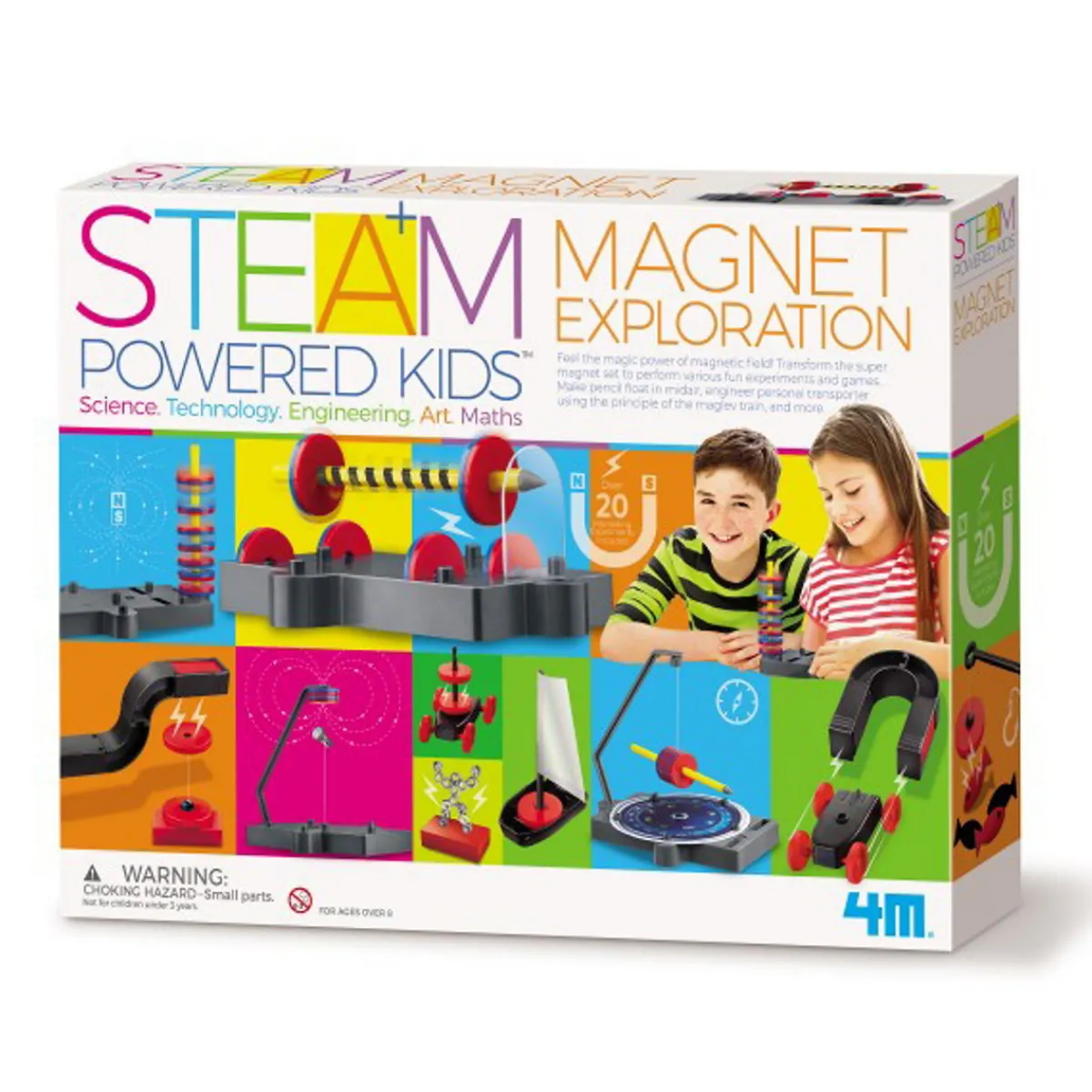 4M Steam Magnet exploration – känn kraften av magnetism | Barn Naturvetenskap