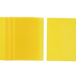 Panduro Hobby 5 st. gula bivaxkakor av 100% bivax – 19,5×34 cm