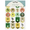 Panduro Hobby Stickersblock 16 ark Plant Person – massor av motiv med krukväxter och nyttiga etiketter. 2×8 designer | Pappersstickers