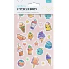Barn Panduro Hobby Stickersblock Kawaii – 2×10 designer, totalt 20 ark med supersöta kawaii klistermärken! 10×18 cm
