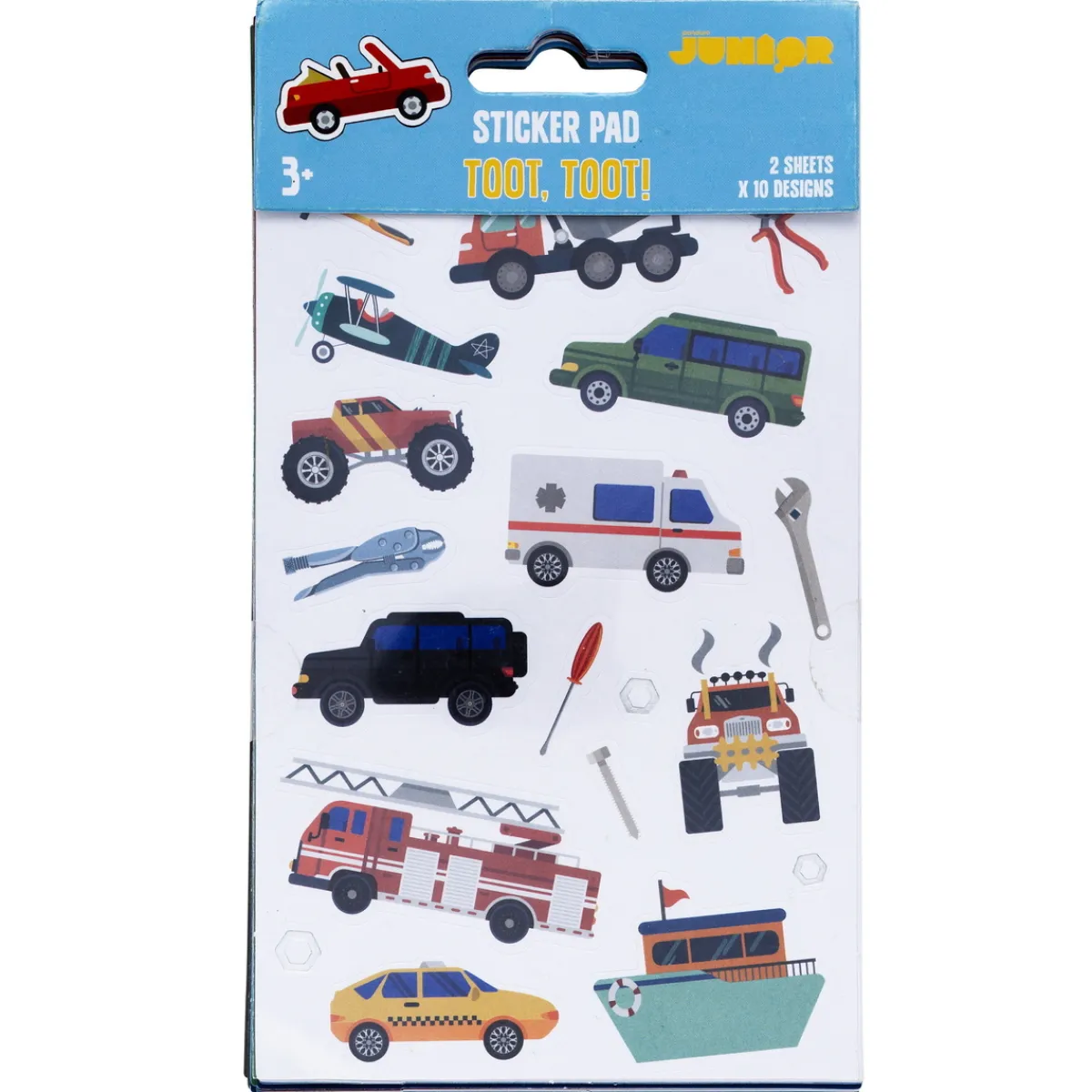 Panduro Hobby Stickersbok fordon | Barn Barnstickers