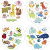 Panduro Hobby Stickers-häfte vilda djur | Barn Barnstickers