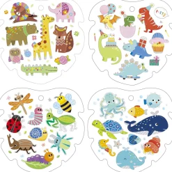 Panduro Hobby Stickers-häfte vilda djur | Barn Barnstickers