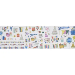 Panduro Hobby Stickers Partytime, festliga klistermärken, 3 ark à 13,5×12 cm | Pappersstickers