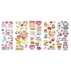 Panduro Hobby Stickers 10p kärlek & hjärtan | Barn Barnstickers