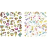 Panduro Hobby Stickers 4p Magiska enhörningar | Barn Barnstickers