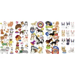 Panduro Hobby Stickers 10p massor av hundar | Barn Barnstickers