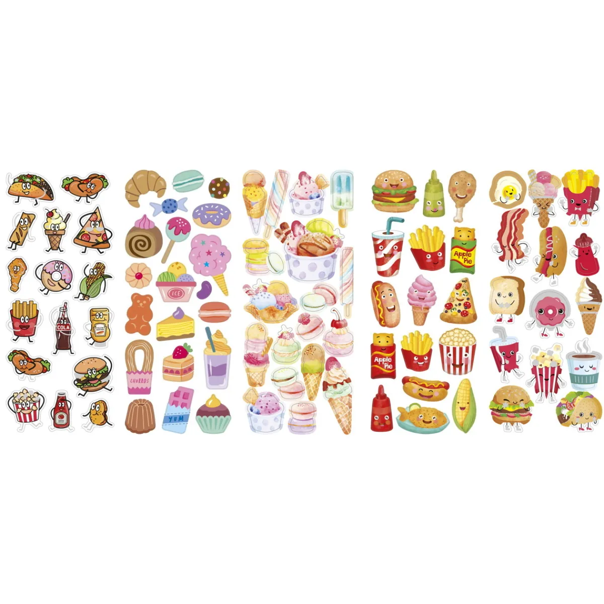 Panduro Hobby Stickers 10p mumsig mat! | Barn Barnstickers