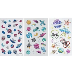 Panduro Hobby Stickers 3p rymdäventyr | Barn Barnstickers