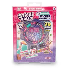 Barn Oklassificerat Sticki Rolls Series 2, armband med 50+20 coola små klistermärken / stickers