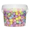 Barn Panduro Iron Beads Stiftpärlor 350 st. Ø13 mm, hink med mosaikpärlor i pastellfärger