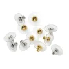 Panduro Jewellery Stoppers till stiftörhängen med plastskydd 6 par – 3 silver/3 guld | Örhängen