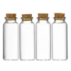 Panduro Hobby 4 st. små korkförsedda glasflaskor / vialer – 40 ml