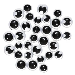 Panduro Hobby 32 st. svarta ögon av glas