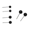 Panduro Hobby 60 st. svarta ögon i tre olika storlekar – Ø4, 5, 6 mm | Ögon & Näsor