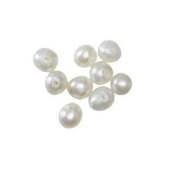 Panduro Jewellery Sötvattenspärlor odlade 50 st. 3 mm stora, 0,6 mm håldiameter | Sötvattenspärlor & Snäckor