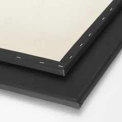 Panduro Hobby Svart Stretch Canvas 50x50 cm | Uppspänd Målarduk / Bomull