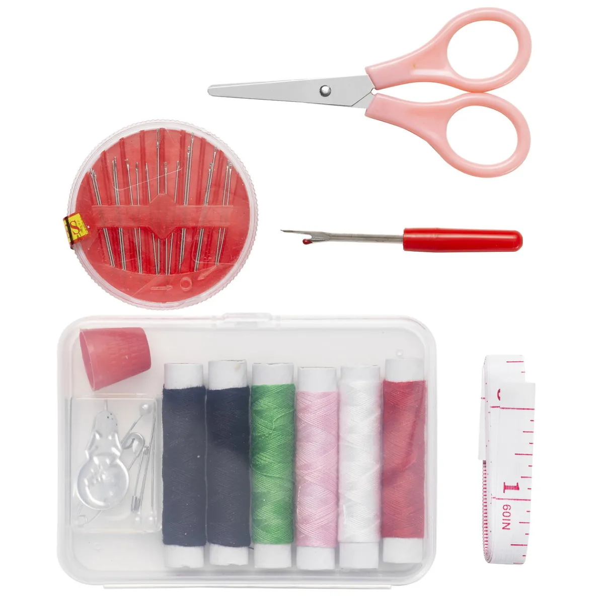 Panduro Hobby Syset rese-etui 7 delar assorterade färger – pris per styck | Sykit
