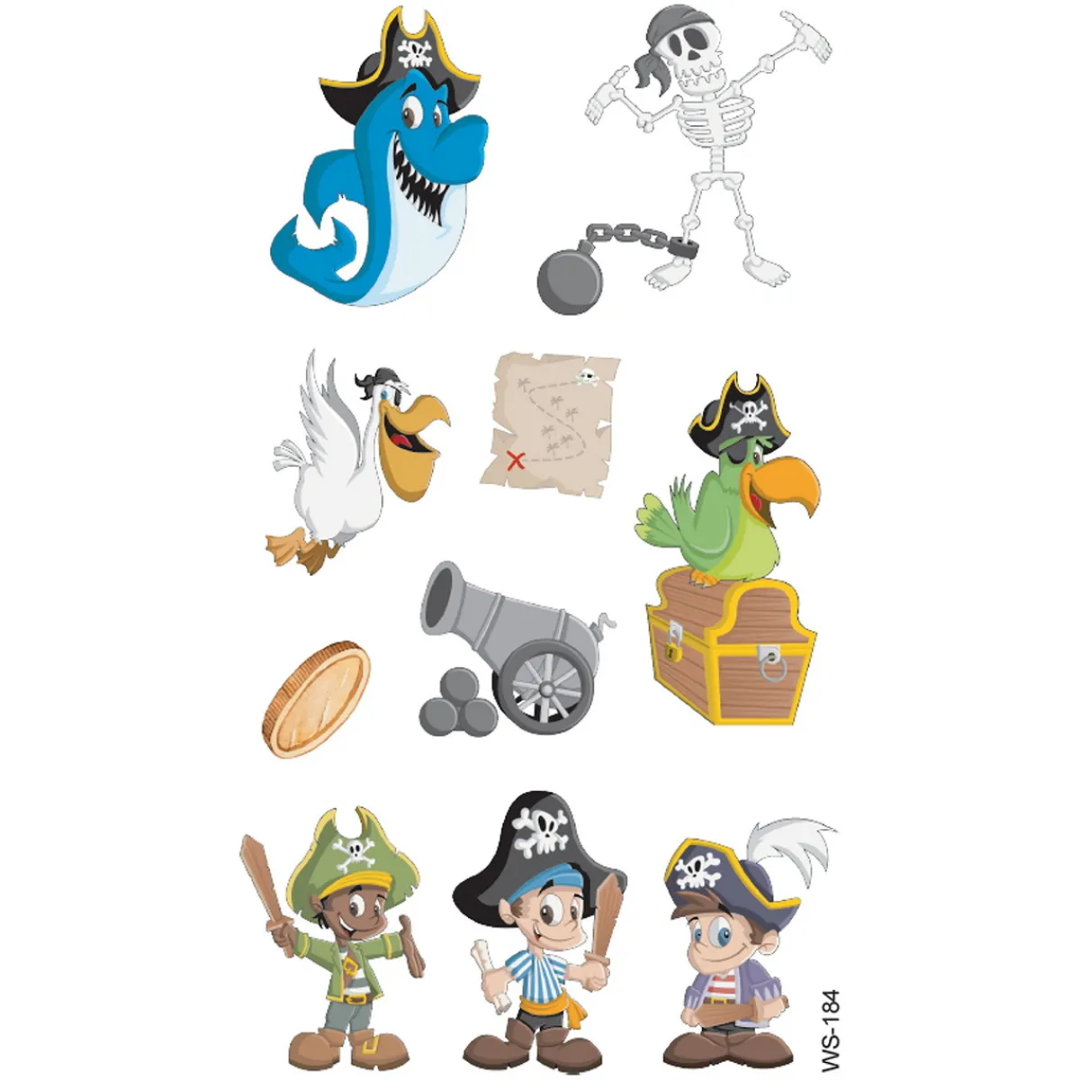 Panduro Hobby Tattoo Pirat | Barn Tatueringar