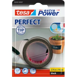 tesa Extra Vävtejp 19mm Svart | Övrig Tejp