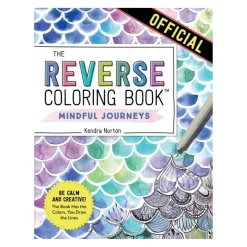 Oklassificerat The reverse coloring book: Mindful journeys, en omvänd målarbok, 50 motiv, Kendra Norton
