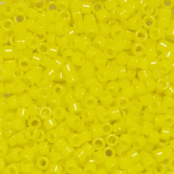 TOHO Beads Japan TOHO-pärlor 11/0 – gul blank, 42 Opaque dandelion | Rocaillespärlor
