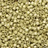 TOHO Beads Japan TOHO-pärlor 11/0 – gulgrön metallic matt, PF559F PF galvanized matte yellow gold