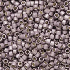 TOHO Beads Japan TOHO-pärlor 11/0 – lila metallic matt, PF554F PF galvanized matte lavender
