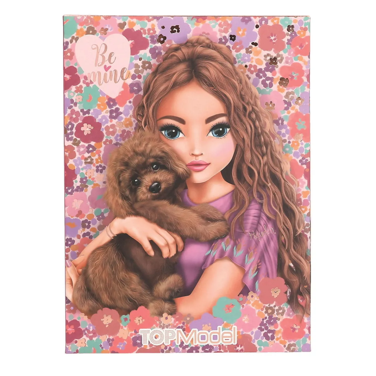 Barn TOPModel Brevpappers-kit Floral & Dogs – skriv söta brev till dina vänner!