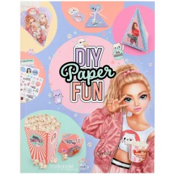 TOPModel DIY Paper Fun Book – papperspyssel från -världen, 21,5×27,5 cm | Barn Målar- & Pysselböcker