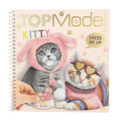TOPModel Dress Me Up Kitty – pysselbok med söta katter! 24 sidor | Barn Målar- & Pysselböcker