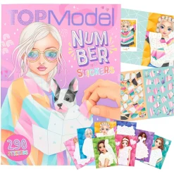 TOPModel Stickersbok med siffror | Barn Målar- & Pysselböcker