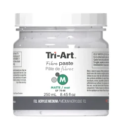 Tri Art Tri-Art Fibre Medium Paste Matte 250 ml, matt fiberpasta för att bygga tjock textur | Målarmedier