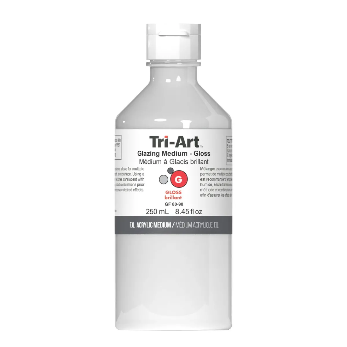 Tri Art Tri-Art Glazing Medium Gloss 250 ml, laserande blankt medium för akrylfärg