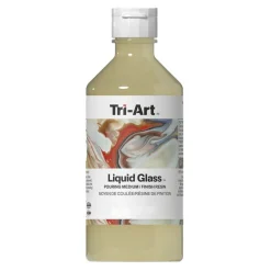 Tri Art Tri-Art Liquid Glass Pouring Medium 120 ml, fungerar även som resinliknande lack för akrylfärg