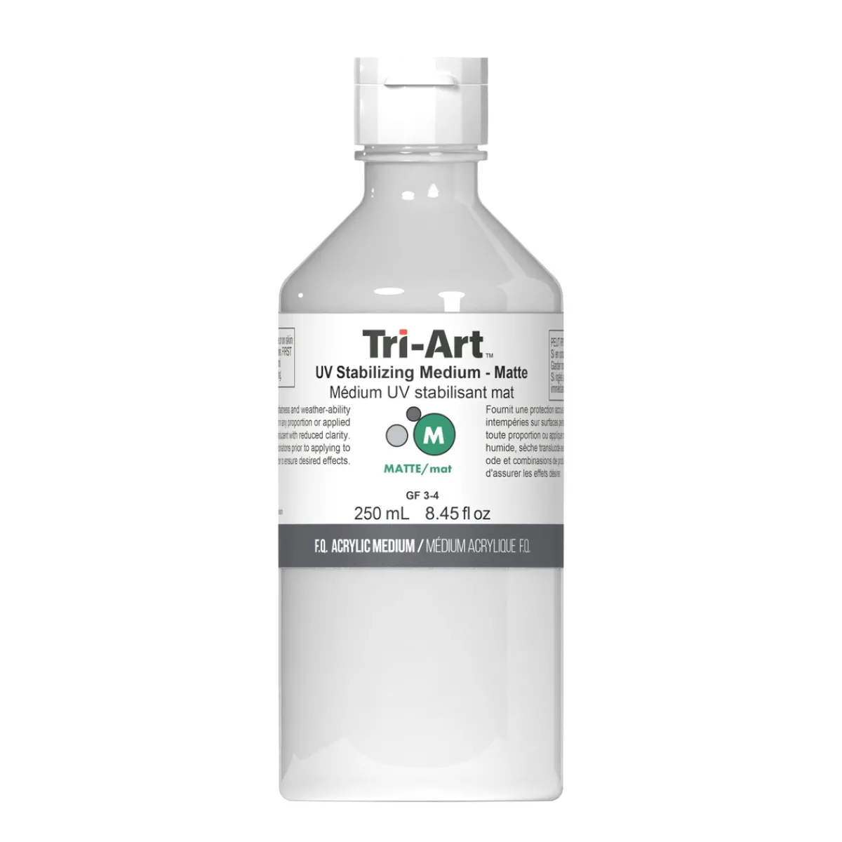 Tri Art Tri-Art Medium UV Stabilizing Matte 250 ml, matt medium som skyddar akrylfärg mot UV-strålning | Målarmedier