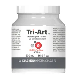 Tri Art Tri-Art Modeling Gel, blank gelbaserad modelleringspasta / strukturpasta, 500 ml | Målarmedier