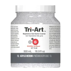 Tri Art Tri-Art Nepheline Gel Extra Coarse 500 ml, extra strävt granulerande medium för akrylfärg | Målarmedier