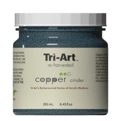 Tri Art Tri-Art Reharvested Copper Cinder 250 ml, medium för textur, innehåller partiklar av koppar