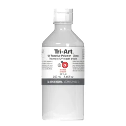 Tri Art Tri-Art UV Reactive Polymer Gloss 250 ml, gör så att akrylfärg syns i UV-ljus / blacklight