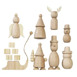Panduro Hobby Träkropp kit julfigurer | Trä