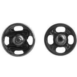 Villy Jensen Tryckknapp 18 mm 2 st svart
