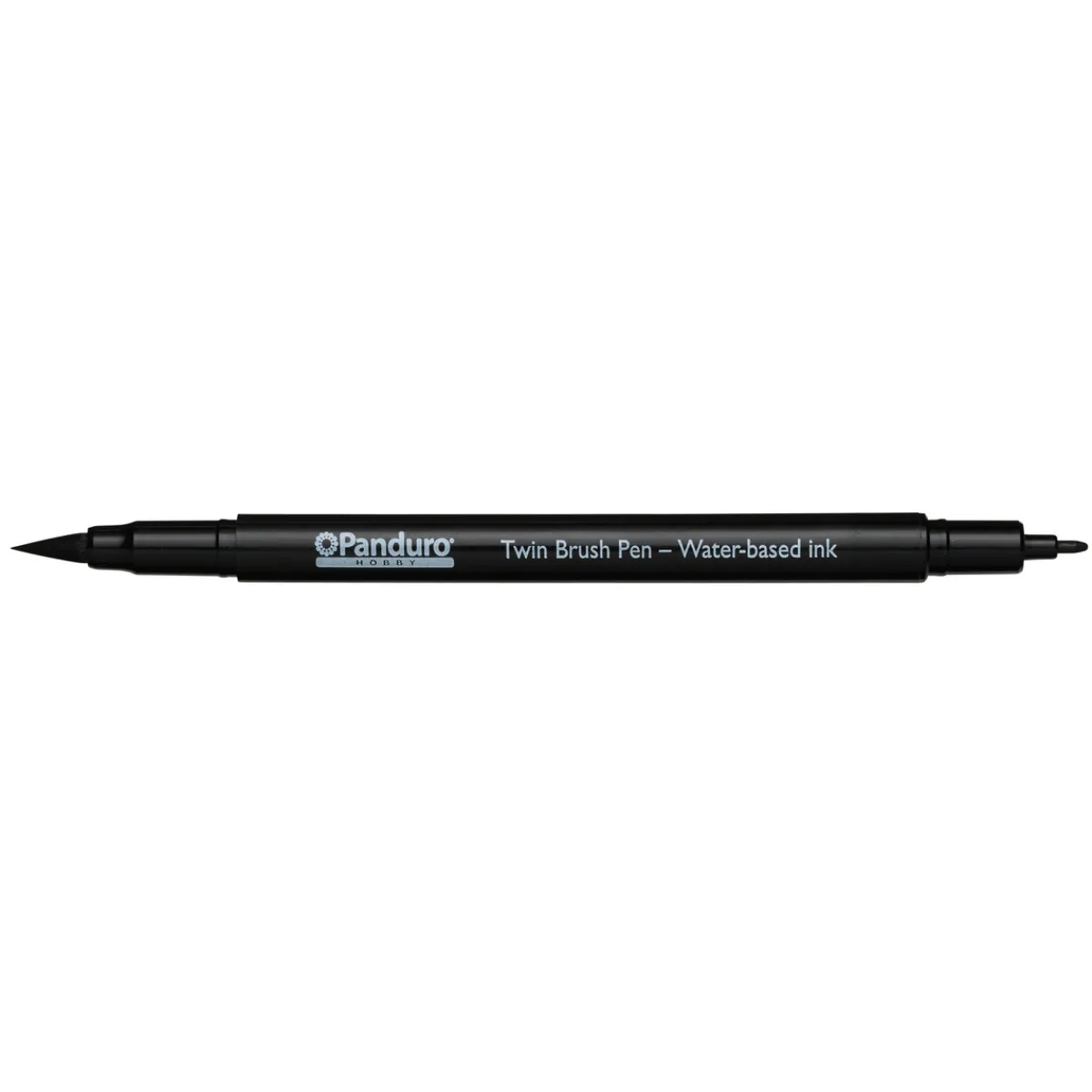 Panduro Hobby Twin Brush penna svart | Tuschpennor & Markers
