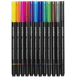Panduro Hobby Twin Brush pennor 12 st Basic