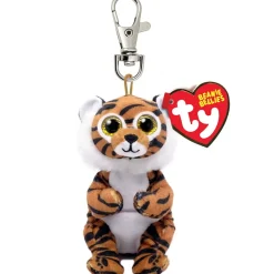 TY Beanie Belllies Clip Clawdia – häng med tigern! L. 9,5 cm | Barn Gosedjur