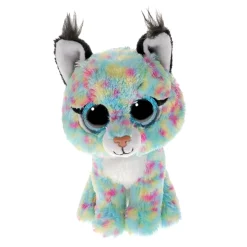 Barn TY Beanie Boo Bobcat – ett jättesött lodjur med tofsiga öron! H. 15,5 cm