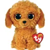 TY Beanie Boos 15,5 cm – den söta hunden Noodles | Barn Gosedjur